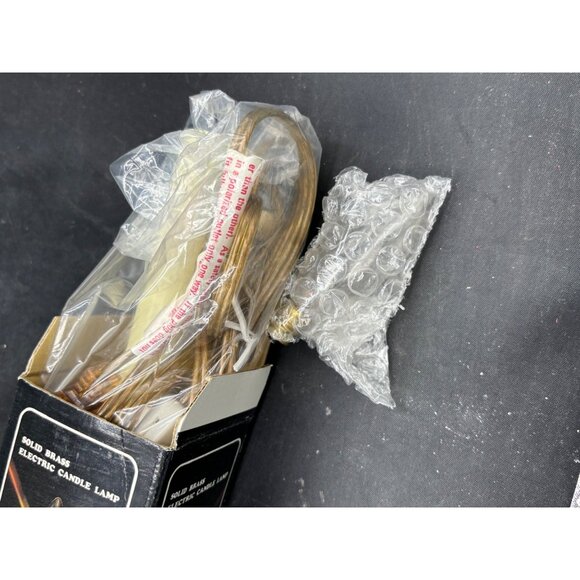 Vintage Brass Candle Plug in Switch Light Christmas New 10" - Picture 8 of 8